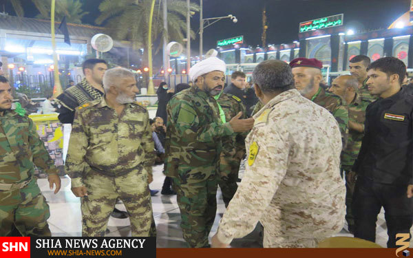 بسيجيان عراقي در بين الحرمين + تصاویر
