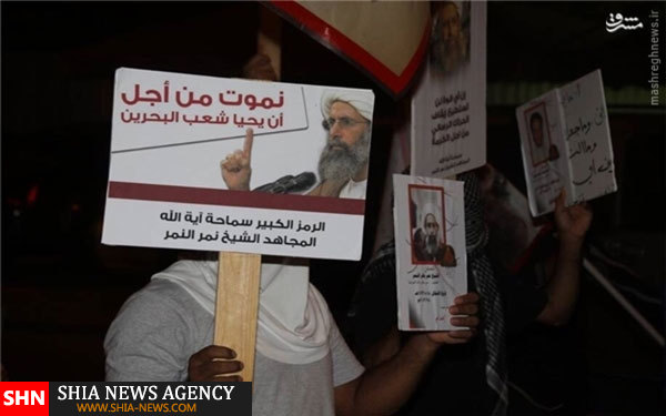تظاهرات مردم عربستان در اعتراض به حکم اعدام شیخ‌النمر + تصاویر