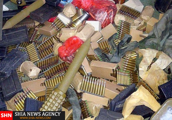 تصاویر انبار تسلیحات تروریست های عربستان