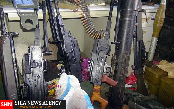 تصاویر انبار تسلیحات تروریست های عربستان