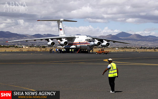 هواپیمای روس در فرودگاه صنعاء به زمین نشست + تصاویر