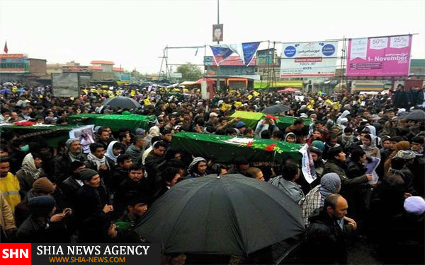 تظاهرات گسترده در کابل در محکومیت کشتار شیعیان+ تصاویر