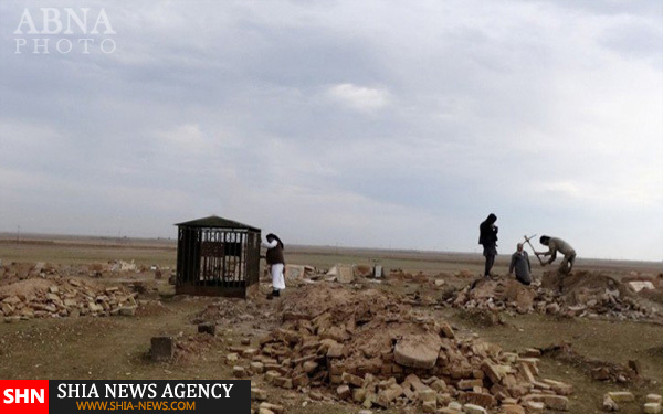 داعش به جان قبر عراقی ها افتاد + تصاویر