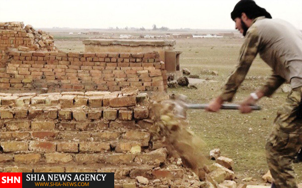 داعش به جان قبر عراقی ها افتاد + تصاویر
