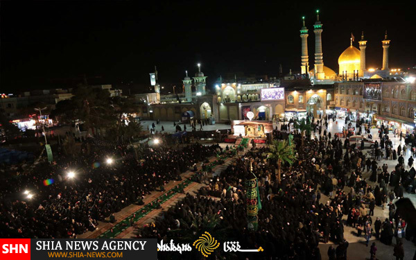 تصاویر بزرگترین سفره حضرت رقیه (س) در قم