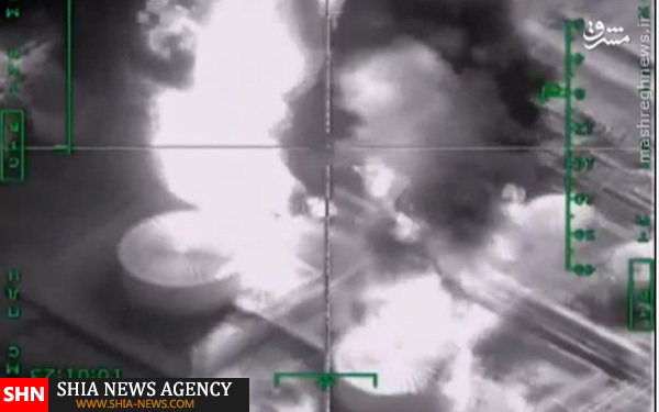 انهدام 500 تانکر نفت داعش در سوریه + تصاویر و فیلم