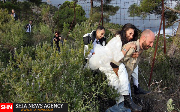 مراسم عروسی ساختگی شیوه خلاقانه فرار مهاجران به اروپا + تصاویر