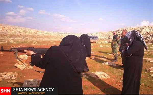 آموزش نظامی زنان سوری + تصاویر