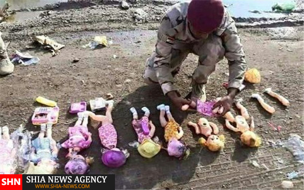 کشف اسباب بازی‌های بمب گذاری شده در عراق + تصاویر