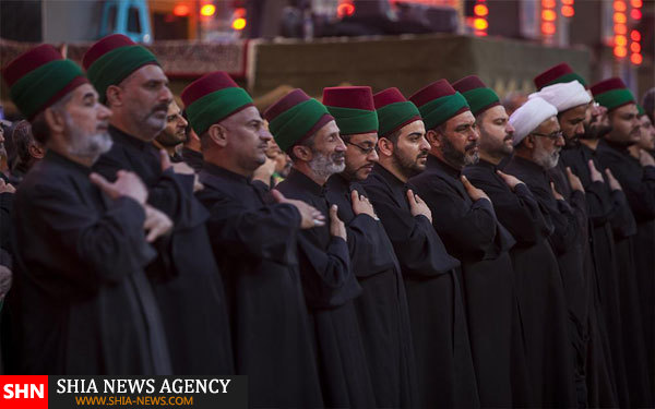 مراسم عزاداری امام حسن مجتبی(ع) در حرم حضرت عباس(ع)
