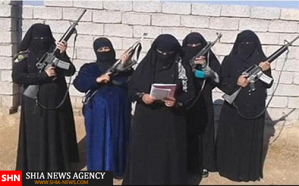 گردان زنان انتحاری داعش در سوریه + تصاویر