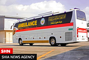 اتوبوس آمبولانس‌های ایرانی به سوی عراق