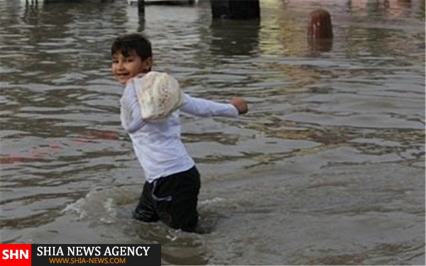ماهیگیری مردم در خیابان‌های بغداد+ تصاویر