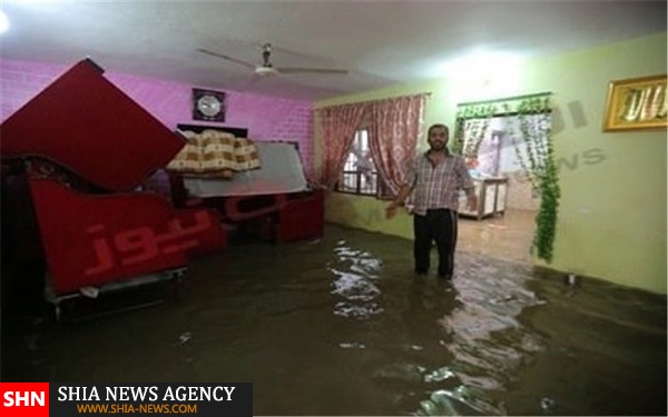 ماهیگیری مردم در خیابان‌های بغداد+ تصاویر