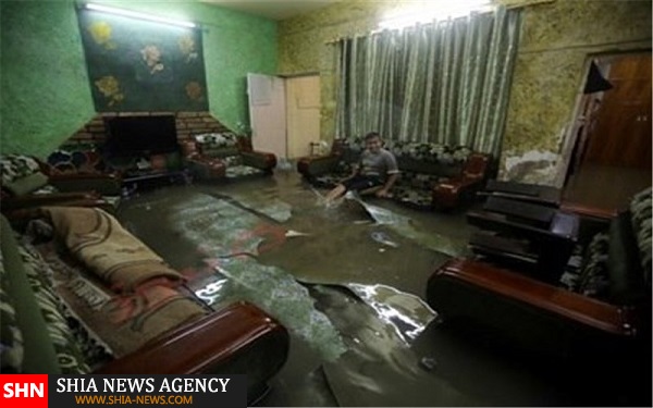 ماهیگیری مردم در خیابان‌های بغداد+ تصاویر