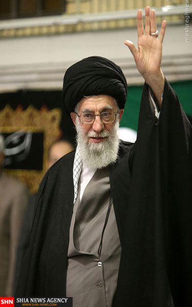 مراسم عزاداری اربعین با حضور آیت الله خامنه ای