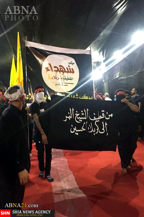 زیارت حرم امام حسین علیه السلام به نیابت از شیخ النمر + تصاویر