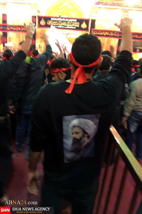 زیارت حرم امام حسین علیه السلام به نیابت از شیخ النمر + تصاویر
