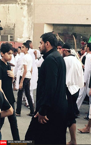 مراسم با شکوه اربعین در العوامیه + تصاویر