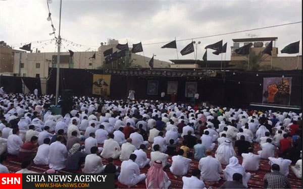 نماز جمعه مشترک در قطیف برای آزادی آیت الله النمر+ تصاویر
