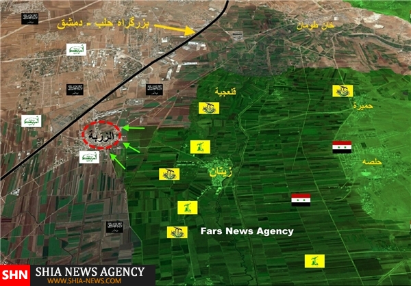ارتش سوریه در یک قدمی بزرگراه اصلی حلب-دمشق