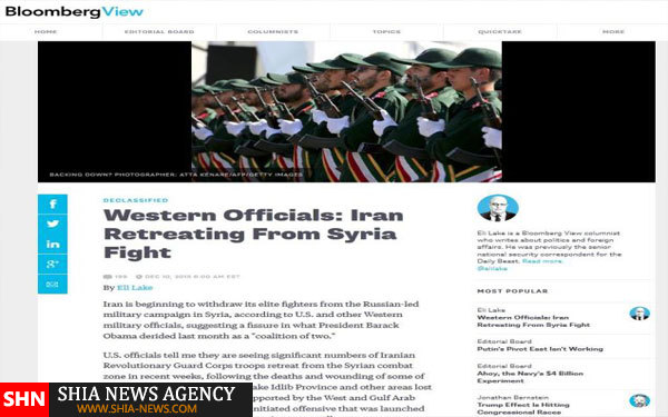 ایران در حال عقب نشینی از سوریه است!