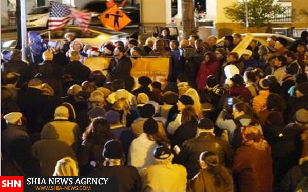راهپیمایی همبستگی با مسلمانان در کالیفرنیا+ تصویر