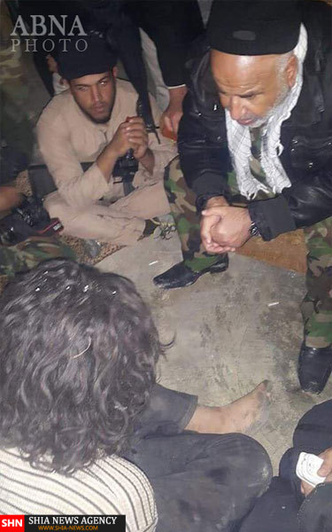 داعشی سعودی در اسارت رزمندگان الحشد الشعبی + تصویر