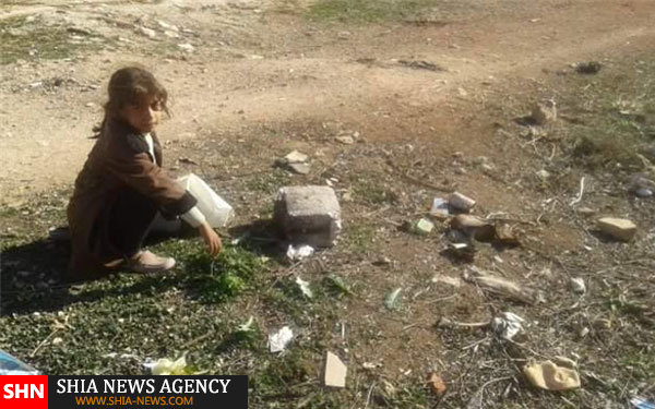 کمبود شدید موادغذایی در مناطق شیعه نشین سوریه+ تصاویر