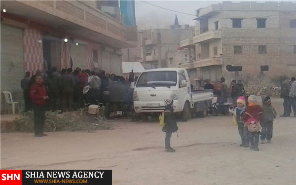کمبود شدید موادغذایی در مناطق شیعه نشین سوریه+ تصاویر
