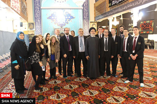 پیروان ادیان مختلف در یک موسسه شیعی در لندن گردهم آمدند + تصاویر