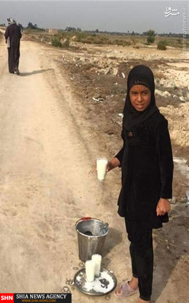 موکب باصفای دختربچه‌ عراقی + تصاویر