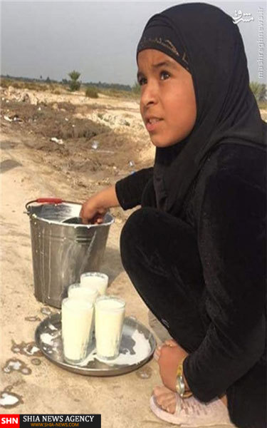 موکب باصفای دختربچه‌ عراقی + تصاویر