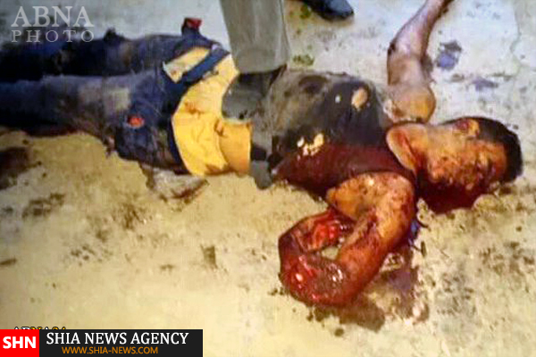 اولین تصاویر از جسد داعشی انتحاری در منطقه السیدیه بغداد