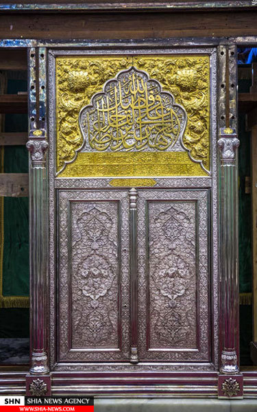 تصاویر درب ضریح جدید حرم حضرت اباالفضل العباس (ع) تصاویر درب ضریح جدید حرم حضرت اباالفضل العباس (ع)