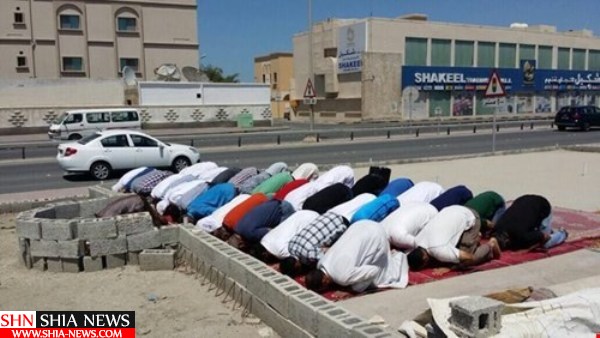 شیعیان بحرین در مساجد ویران شده شیعیان بحرین در مساجد ویران شده