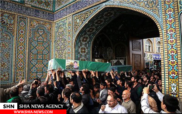 تصاویر تشییع باشکوه پیکر شهیدان مدافع حرم در قم