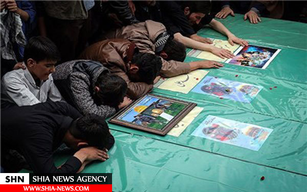 تصاویر تشییع باشکوه پیکر شهیدان مدافع حرم در قم