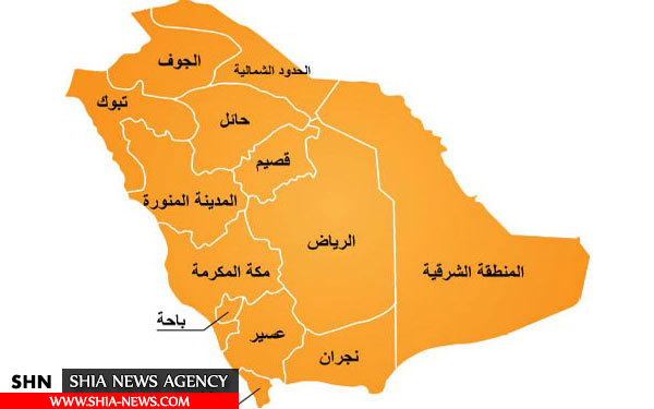 نفت عربستان زیر پای شیعیان+ عکس و نقشه