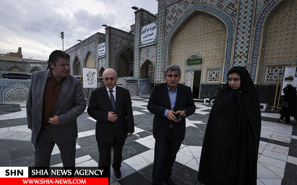 سرکنسول ترکیه در حرم امام رضا(ع)+ تصاویر