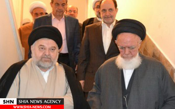 عیادت حجت الاسلام و المسلمین شهرستانی از علامه سید فخرالدین ابوالحسن+ تصاویر عیادت حجت الاسلام و المسلمین شهرستانی از علامه سید فخرالدین ابوالحسن+ تصاویر