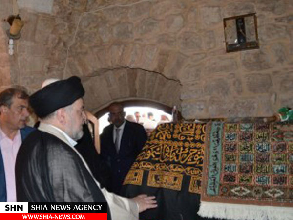 حجت الاسلام و المسلمین شهرستانی بارگاه شمعون نبی(ع) را زیارت کرد+ تصاویر
