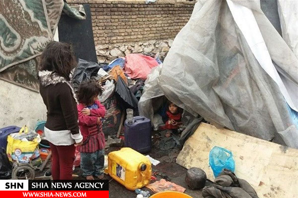 جزئیات زندگی یک خانواده لرستانی زیر پلاستیک+ تصاویر