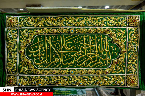 تصاویری از پوشش جدید مقبره امام حسین(ع)