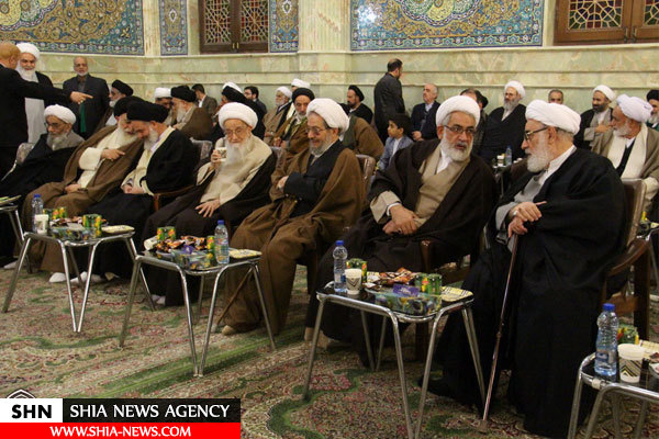 تصاویر مراجع و علما در جشن میلاد امام عسکری(ع)