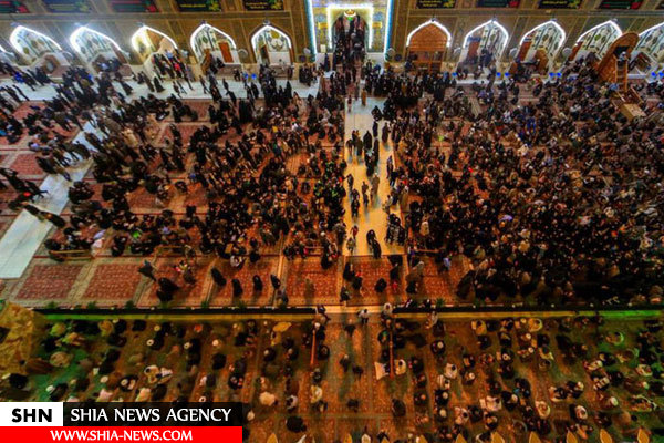 حرم امیرالمومنین(ع) سیاهپوش شد+ تصاویر