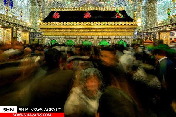 حرم امیرالمومنین(ع) سیاهپوش شد+ تصاویر