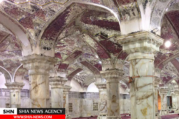 آميختگي هنر و ارادت درحرم امام علي(ع)+ تصاویر
