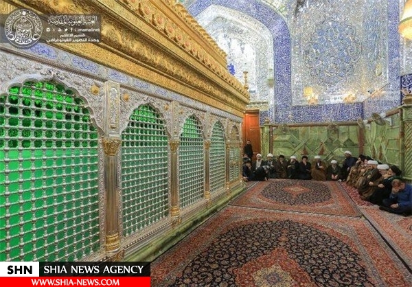 ضریح بازسازی شده حرم مطهر علوی رونمایی شد