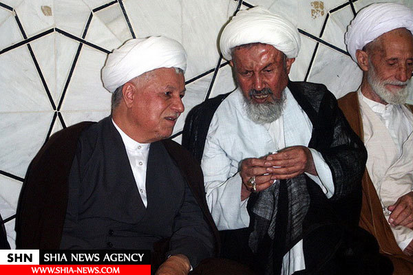 تصاویر دیدارهای صمیمی آیت الله هاشمی با مراجع و علما